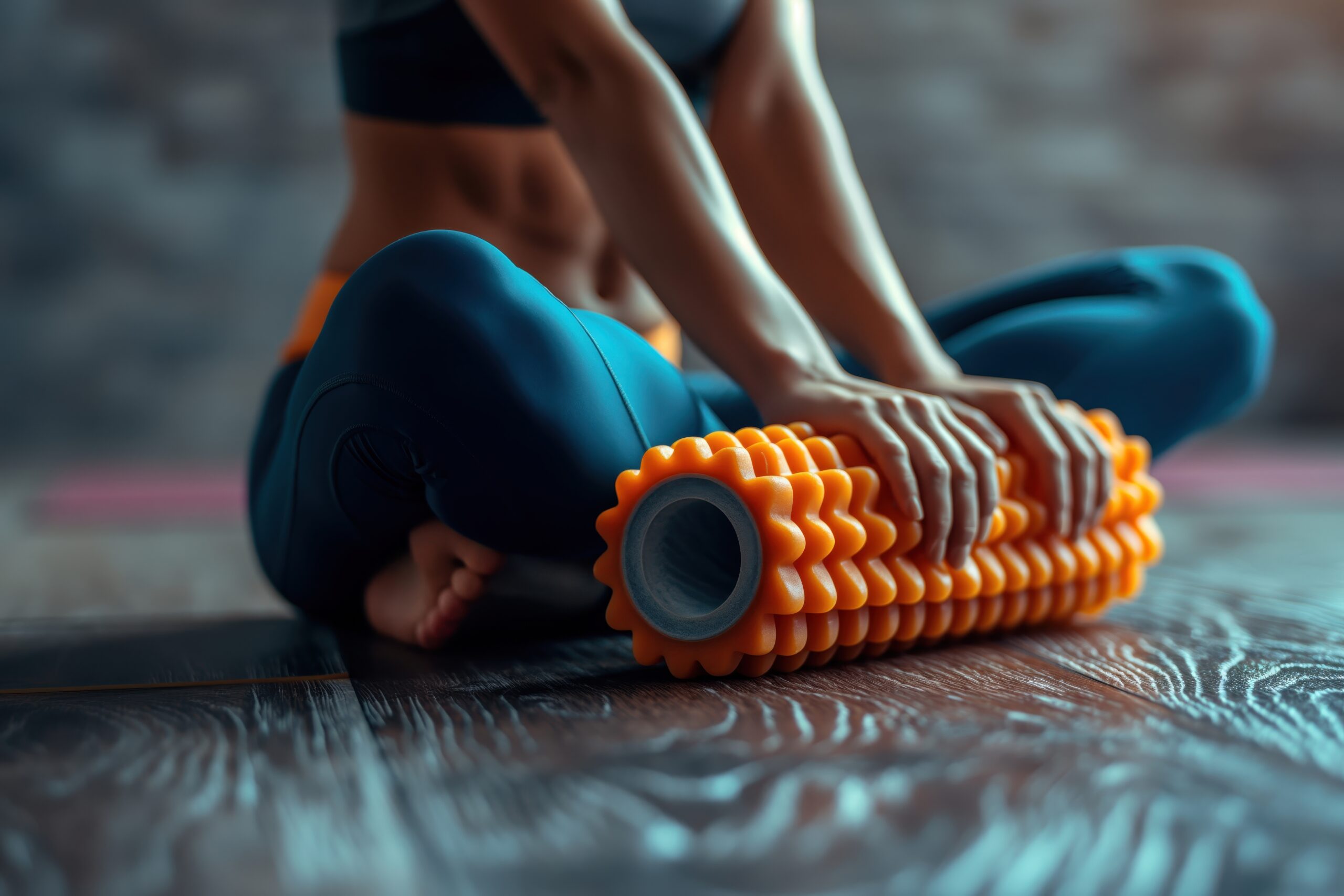 people-using-foam-roller-exercise-practice-fitness